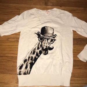 MOSSIMO Size Medium Giraffe Sweater